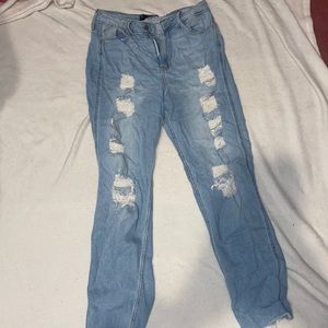 Ultra High Rise Mom Jean Hollister Sz 7
